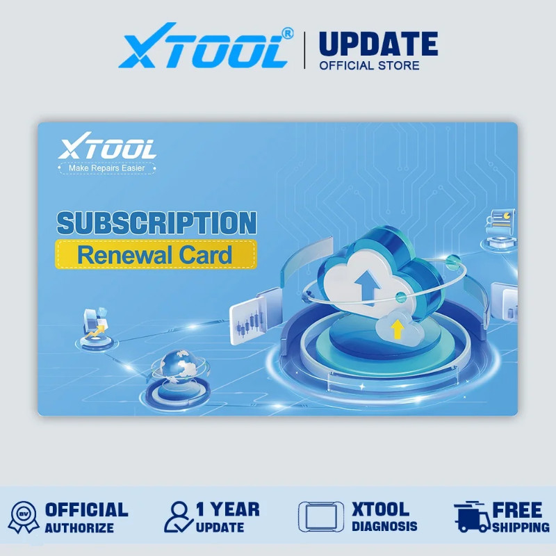 XTOOL Official Update license D7 D8 D9 D9Pro A80 A80Pro A80Pro Master EZ400Pro A30Pro Diagnostic Sc