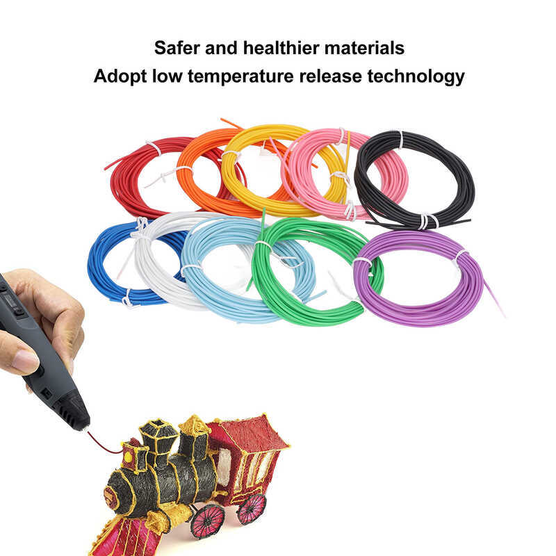 วัสดุสิ้นเปลืองปากกา 3D PCL Filament Refill 1.75mm Easy Usage สําหรับ Repla