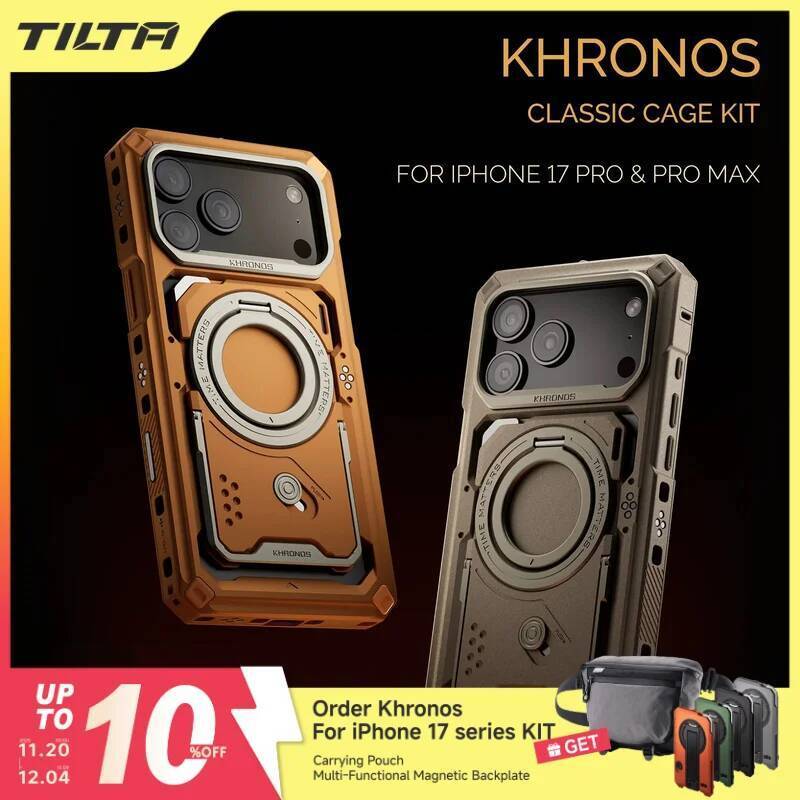 TILTA สําหรับ iPhone 17 Pro iPhone 17 Pro max กรณี Khronos กรงคลาสสิก Ultimate ชุด MagSafe Magnetic 