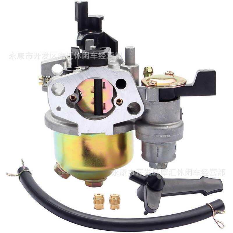 เหมาะสําหรับ Honda GX160 5.5 HP GX200 6.5 HP 168 เครื่องยนต์ท่อน้ํามัน Jet ชุดคาร์บูเรเตอร์