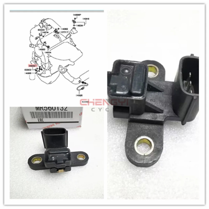 Crankshaft Position Sensor For Pajero Montero IO H66W H67W H76W H77W CR5W CR6W CS5W DG5A MR560132 J