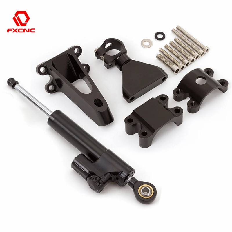 41mm Motorcycle Steering Stabilizer Damper Mounting Kit Bracket Safety Control Reversed For Honda C
