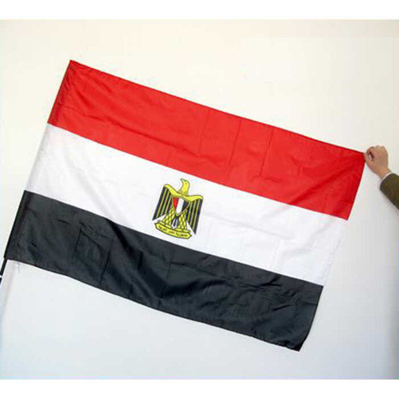 F904 90 * 150ซม. 3 * 5ฟุต Egypt Flag No. อียิปต์ธง 4 ชิ้น Fg