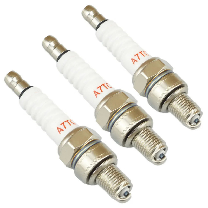 3 Pcs Spark Plug A7TC For GY6 50cc 70cc 90cc 110cc 125cc 150cc ATV Scooter Pit Dirt Bike Moped Go K