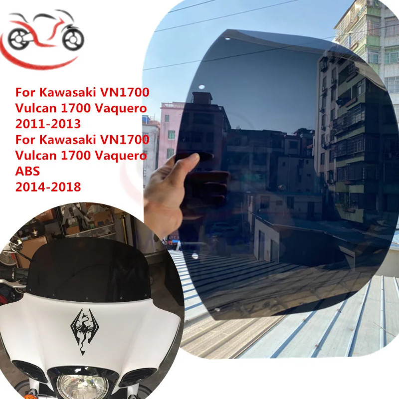 For Kawasaki VN1700 Vulcan 1700 Vaquero 11-13 Vaquero ABS 14-18 Motorcycle Windshield Dashboard Win