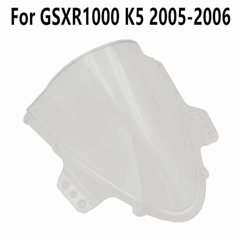 convention Black Transparent Fit GSXR 1000 2005-2006 Windshield For GSXR1000 K5 Wind Deflectore Win