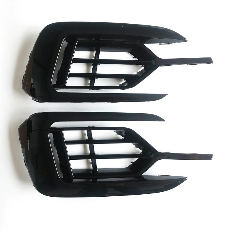 3G8853665B/666B Fog Lamp Cover Glossy Black Car Front Bumper Fog Light Grille for VW Passat CC Rlin