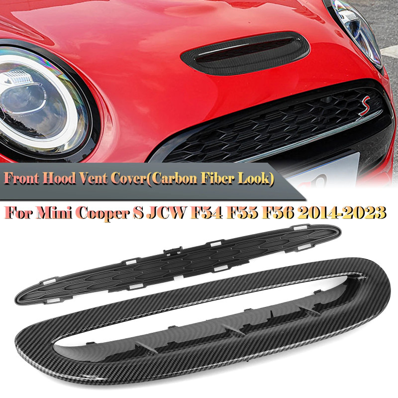 For Mini Cooper S JCW F54 F55 F56 F57 2014.6-2024 Car Front Air Hood Engine Bonnet Scoop Vent Outle