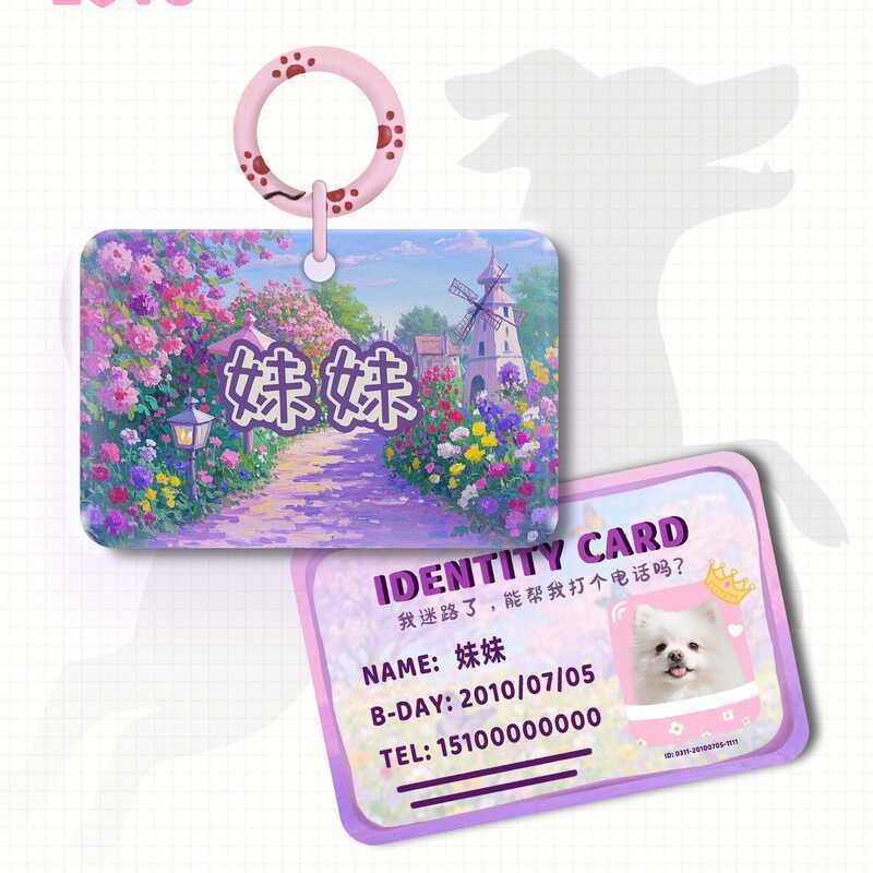 Original Pet ป้ายชื่อ Anti-Lost Dog Tag Puppy Cat Listing Dog Identity Tag Name Collar Tag