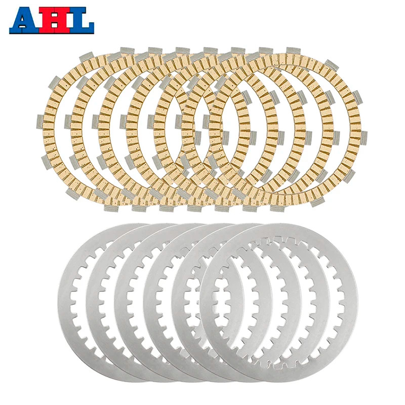 AHL Motorcycle Clutch Friction Plates Kit & Steel Plates For BMW G650X G650GS G 650X G 650GS G650 X