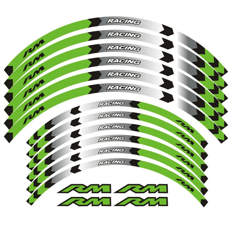 For Suzuki RM125 RM250 RM 125 250 1990-2007 2008 21" 19" Wheel Hub Motorcycle Accessories Stickers