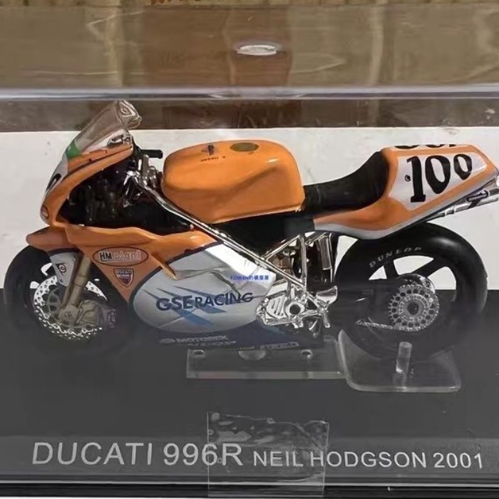 IXO OEM 1/24 Ducati 996R 2001 #100 รถจักรยานยนต์แข่งสําเร็จรูปรุ่น