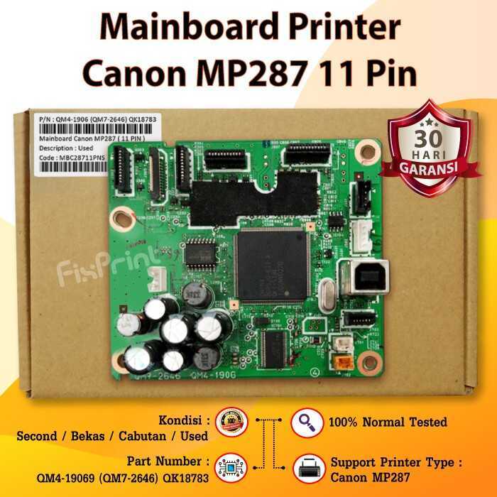Canon Logic Board Printer เมนบอร์ด MP287 11 PIN