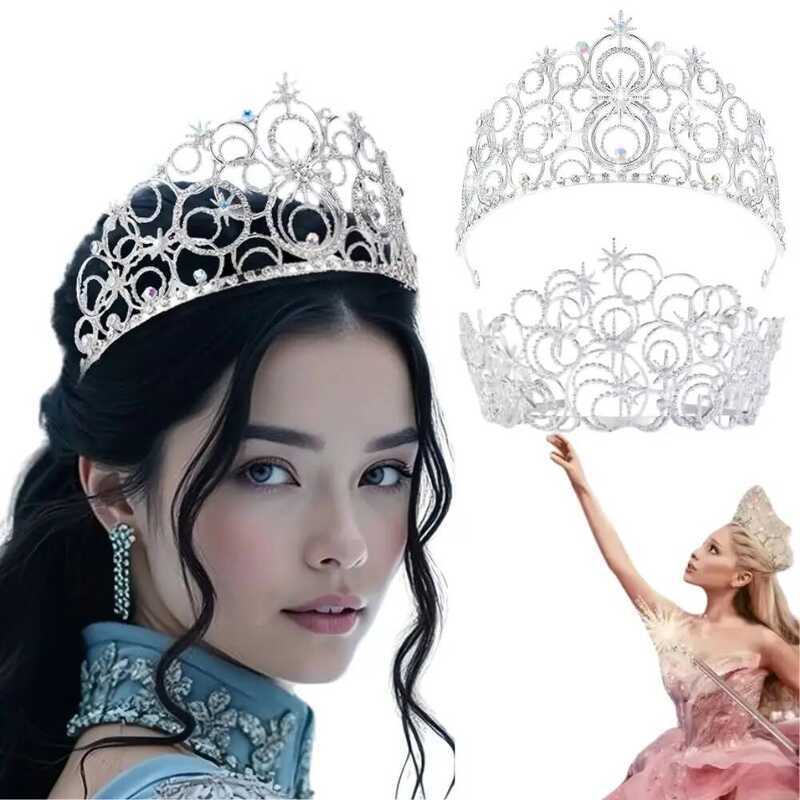C Wicked Gda Crown Cosplay Fantasia Disguise Costume Headgear For Women Girls Dress Up Halloween Ca