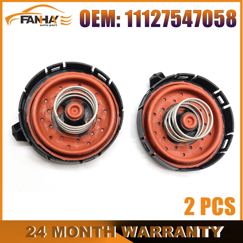 2PCS New Crankcase Vent Valve PCV Valve For BMW 545I 550I 645I 650I 745I 750I ALPINA B7 X5 11127547