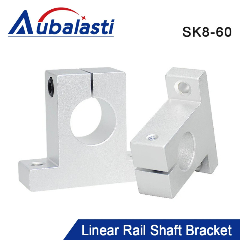 Aubalasti SK8 SK10 SK12 SK13 SK16 SK20 SK25 SK30 Shaft Support Linear Shaft Bracket Linear Rod for