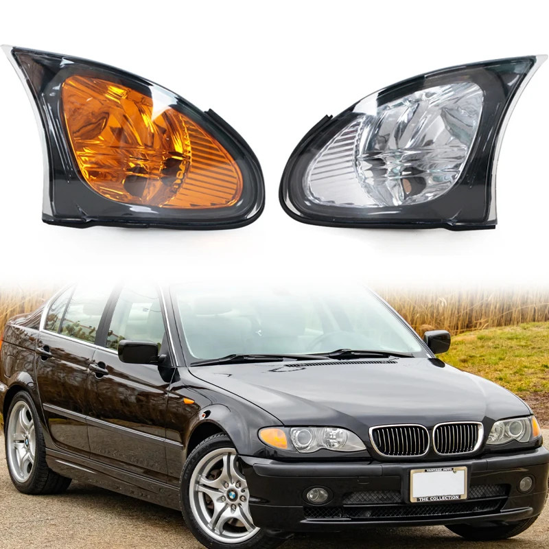 Car LED Turn Light For BMW 3 Series E46 4-door 318i 320i 325i 330i 2002-2005 Corner Marker Parking