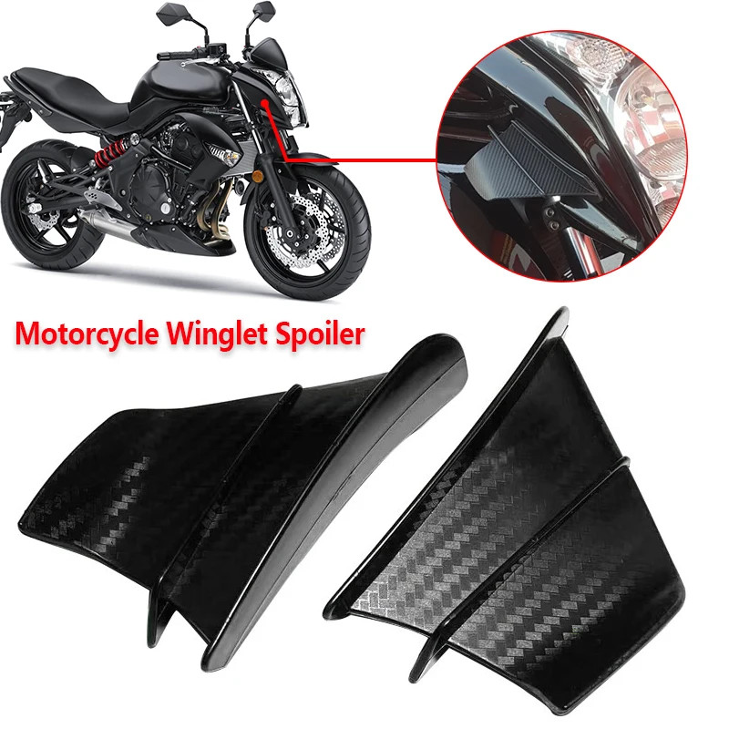 Fit for KAWASAKI Ninja H2 H2R Yamaha YZF R1 R6 BWS RS JOG JOE GP Motorcycle Winglet Aerodynamic Win