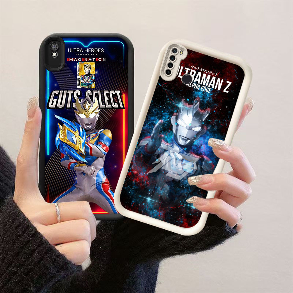 HK-67 Ultraman Ginga ปลอกกันกระแทกสําหรับซิลิโคนสีดําและสีขาว Xiaomi Redmi หมายเหตุ 9T 7 6A 9A Pro