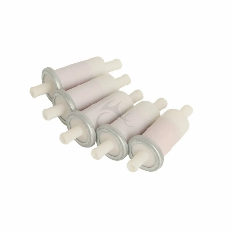 5x Fuel Filter 3/8" 10mm Fuel Line For Honda CBR600 1000 F VT750 VT1100 GL1500