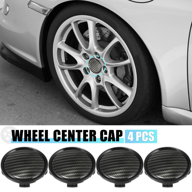 X Autohaux 4pcs OD 51mm 56mm 62mm 68mm 69mm 75mm Automotive Wheel Center Caps Universal Tyre Hub Ca