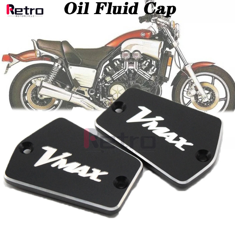 Left and right Brake Clutch Master Reservoir Cover For yamaha Vmax1200 Vmax 1200 1985-2007 Motorcyc