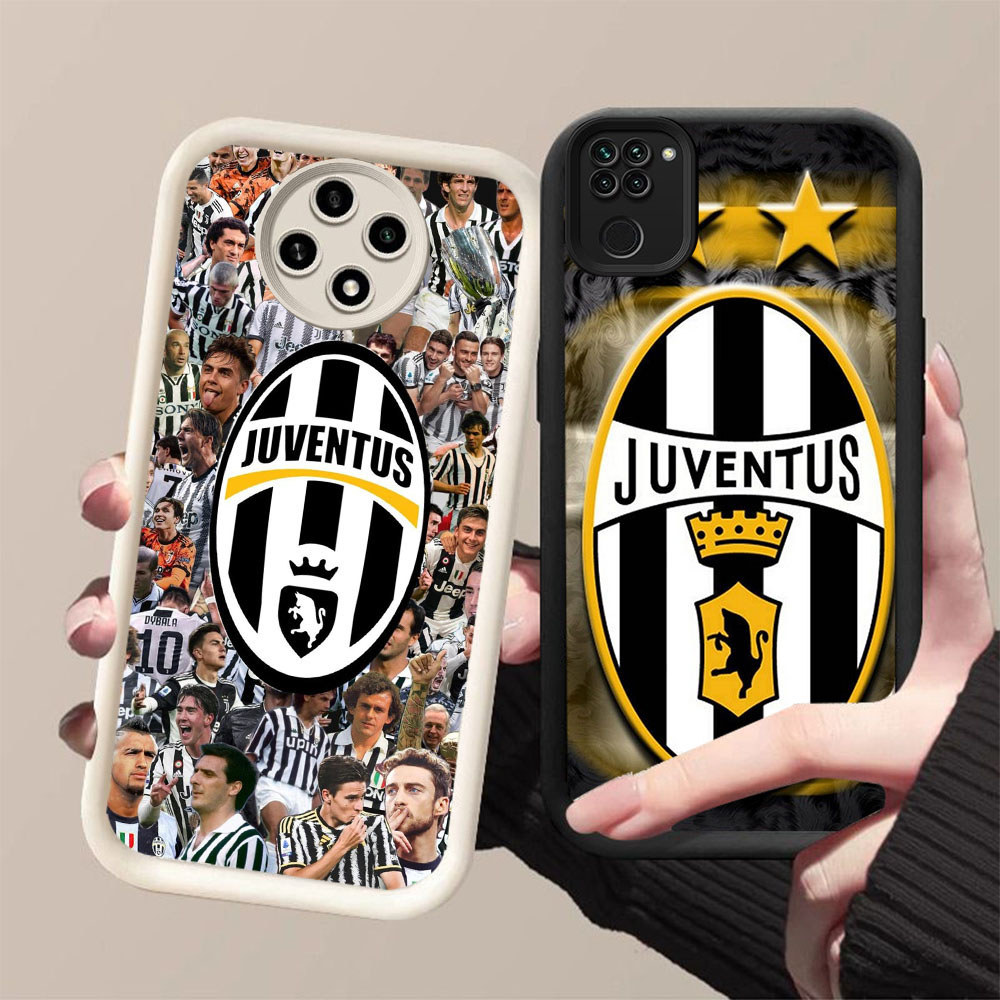 DK-68 JUVENTUS ปลอกซิลิโคนสีดําและสีขาวสําหรับ Xiaomi Redmi Note Poco M2 9 8 9S Pro Max