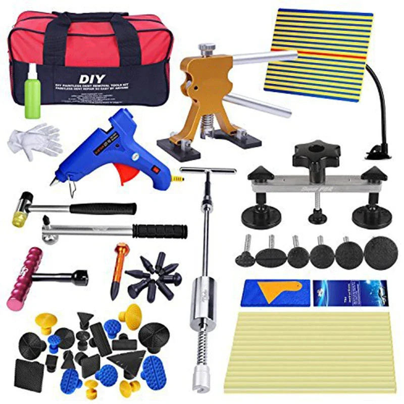 Automotive Dent Repair Tools Body Dent Repair PDR Sheet Metal Dent Kit Auto Depression Sheet Metal