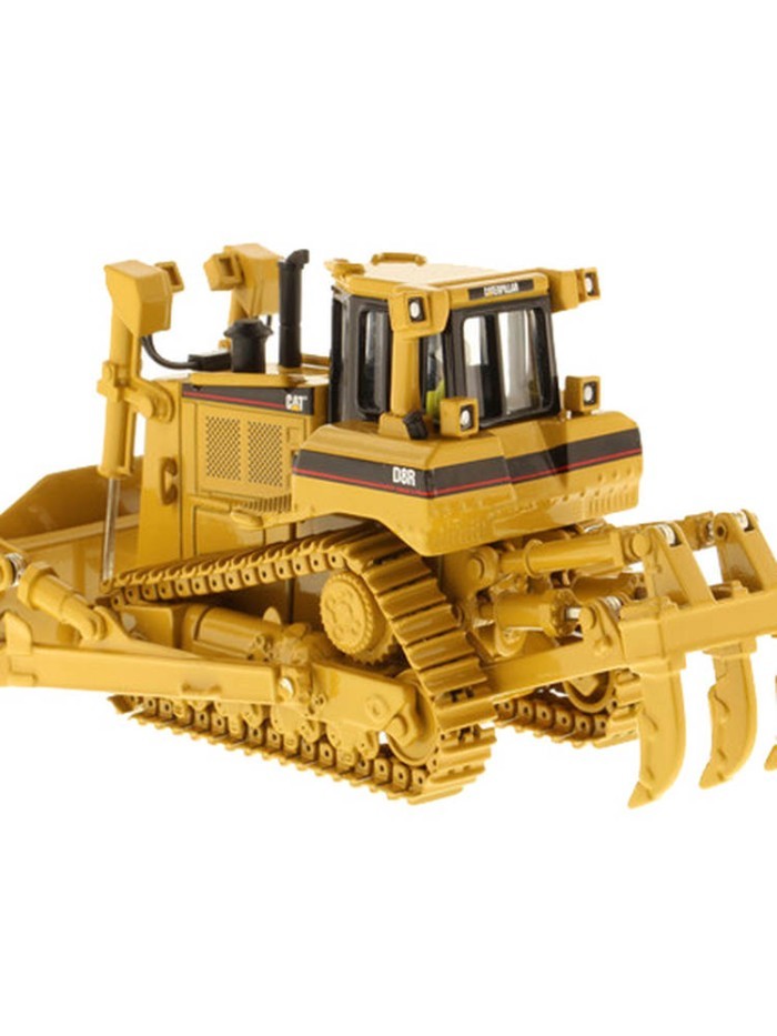 DM Carterpiller CAT D8R Track Bulldozer โลหะผสมวิศวกรรมยานพาหนะรถยกรุ่น 1: 50 85099 Out of Print รุ่