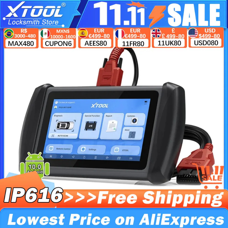 XTOOL InPlus IP616 OBD2 31 Reset Function Scanner Automotivo Car Diagnostic Tools OBD2 Scanner Code
