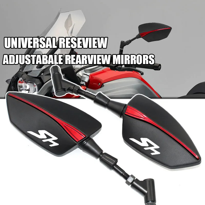 For SH125 SH125i SH300 SH300i SH 125 150i SH 300 300i Motorcycle Adjustabale Side Rearview Mirrors