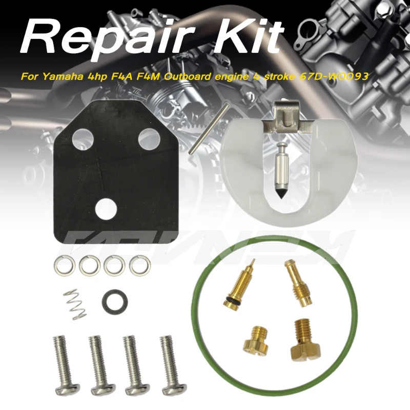 For Yamaha 4hp F4A F4M Outboard engine 4 stroke 67D-W0093 Carburetor Repair Kit