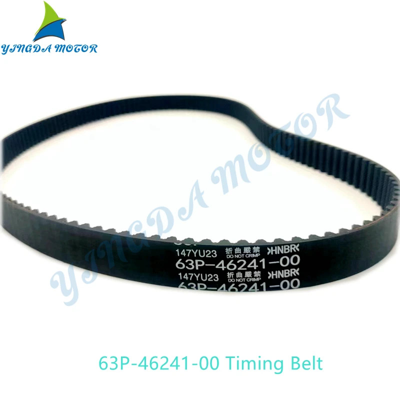 63P-46241-00 Timing Belt for Yamaha Outboard Motor F150A, F150B, F150D, F150F 150Hp Boat Accessorie