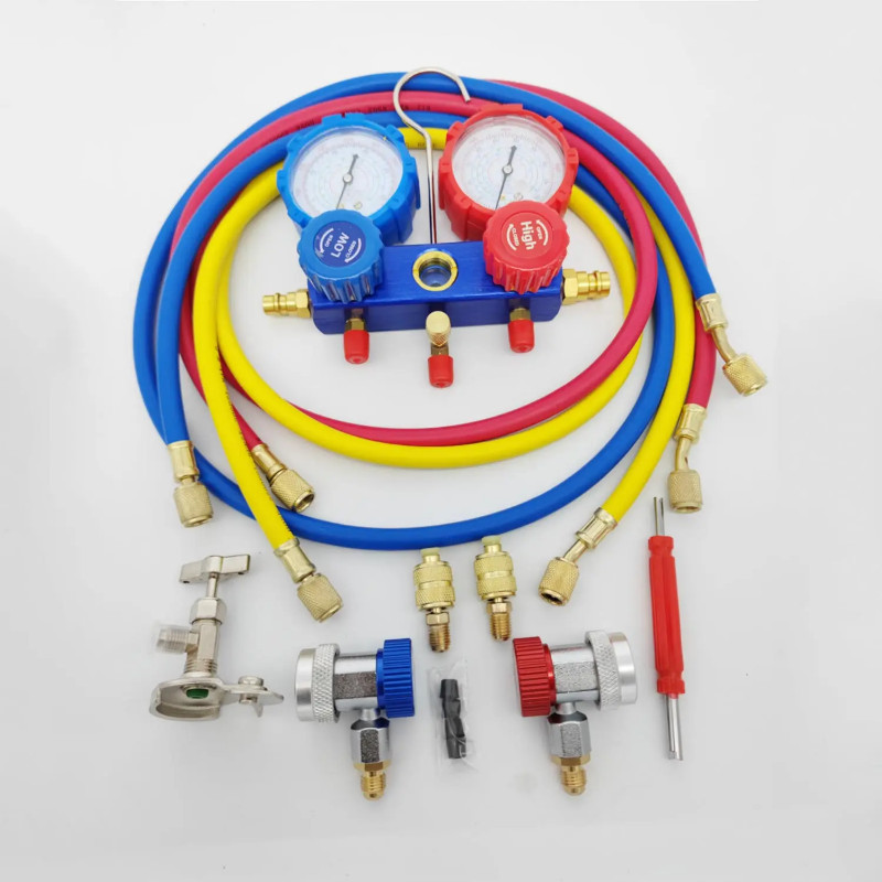 Refrigerant Manifold Gauge Car Refrigeration Air Conditioning Manifold Gauge Maintenence Tools R22
