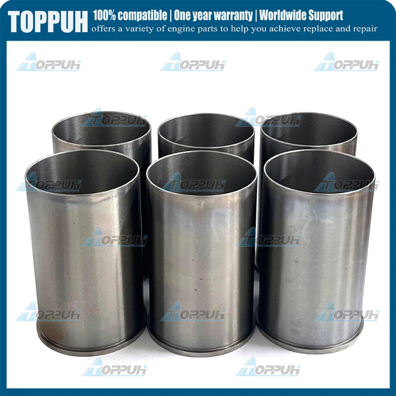 6PCS TD42 STD Cylinder Liners For Nissan TD42 TD42-T Engine