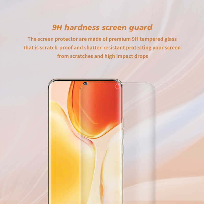 Mietabl เหมาะสําหรับ VIVO V23 X50 X60 X70 8 S12 PRO UV ฟิล์มกันรอยโค้ง