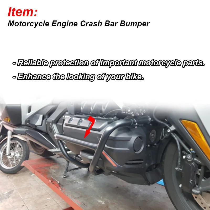 Fit For HONDA GoldWing GL1800 F6C F6B Gold Wing 1800 DCT 2018-2021 Motorcycle Engine Guard Crash Ba