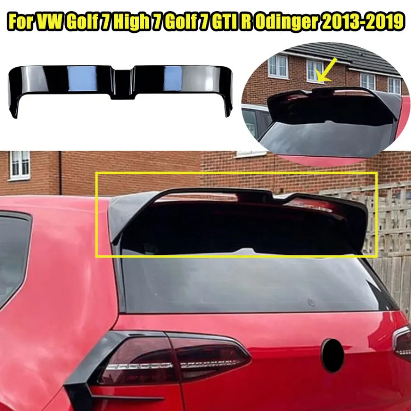 For VW Golf 7 High 7 Golf 7 GTI R Odinger 2013-2019 Car Tail Wing Roof Trunk Spoiler Fixed Wind Win