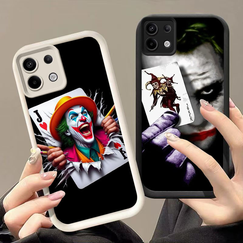 HK-60 Joker กันกระแทกสําหรับซิลิโคนสีดําและสีขาว Infinix Tecno ITEL สมาร์ท POP Spark Pova GT GO 30C 