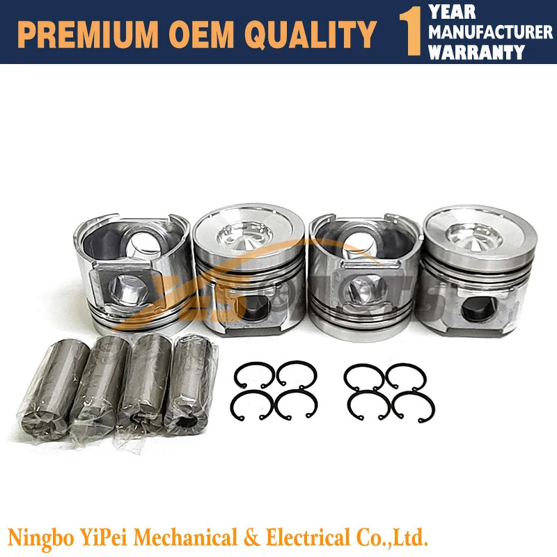 4set 4D95 4D95LE-5 Piston Kit for Komatsu 4D95 4D95LE-5 Engine