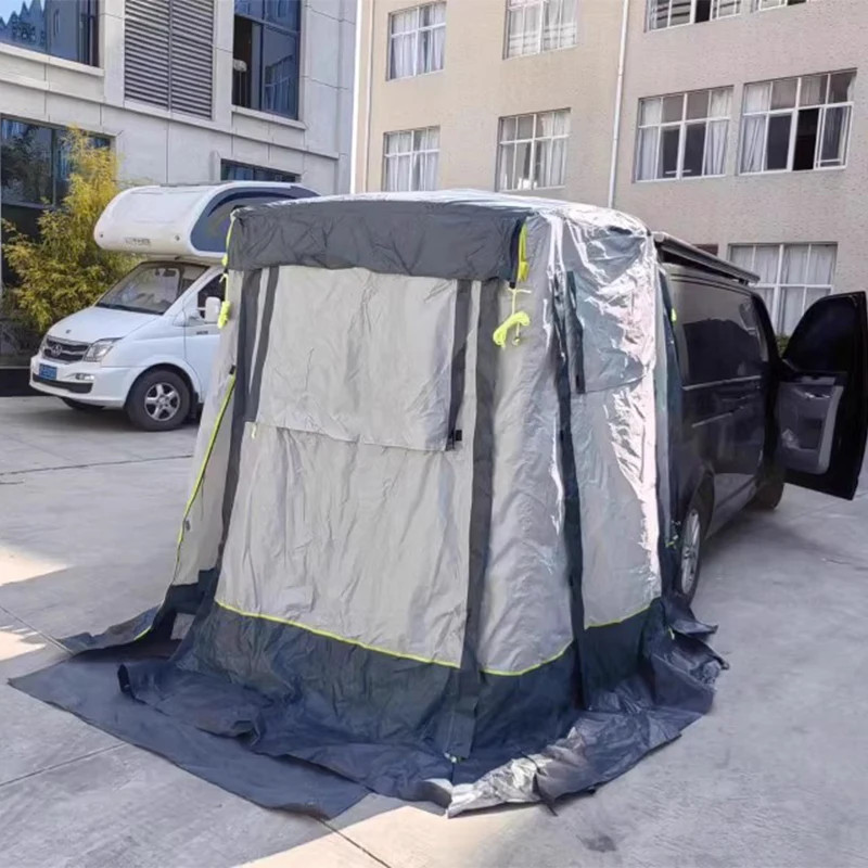 Self-driving outdoor camping tent camping RV SUV extended car tail tent side tent canopy shower sha