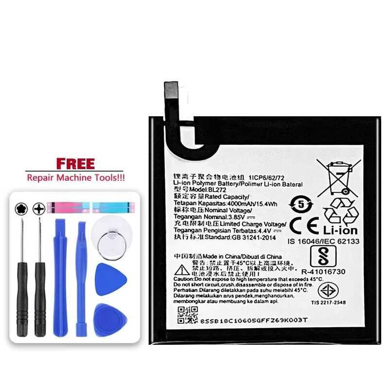 Battery BL272 4000mAh For Lenovo Vibe K6 Power K6 K33A42 XT1662 Not Fit For K6 K33a48 K33b36 k33b37