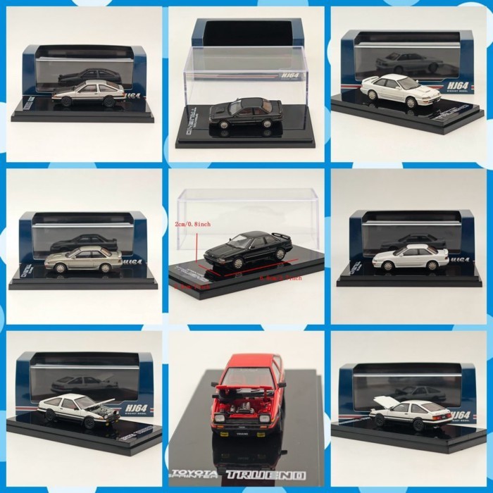 Hobby Japan 1/64 KaleikoSPRINTR TRUENO GT AE92/AE86真合金车模