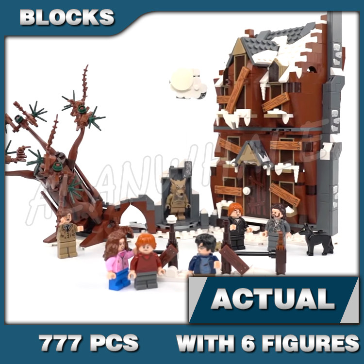 777pcs Harry Potter Magical Wizards Shrieking Shack Whomping Willow Werewolf 6070 Building Blocks ขอ