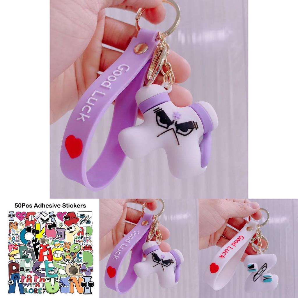 Lore Bag Alphabet Pendant Stickers Gift Keychain Toys