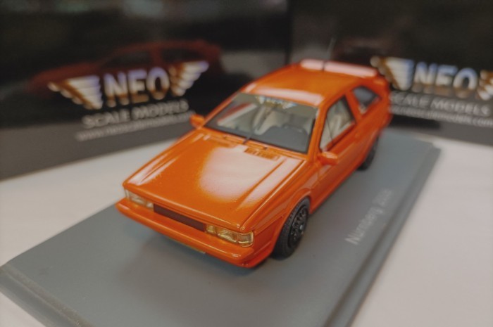 Neo 1 43 Volkswagen Scirocco II โมเดลรถ Nurnberg VW Scirocco II Nurnberg สีส้ม