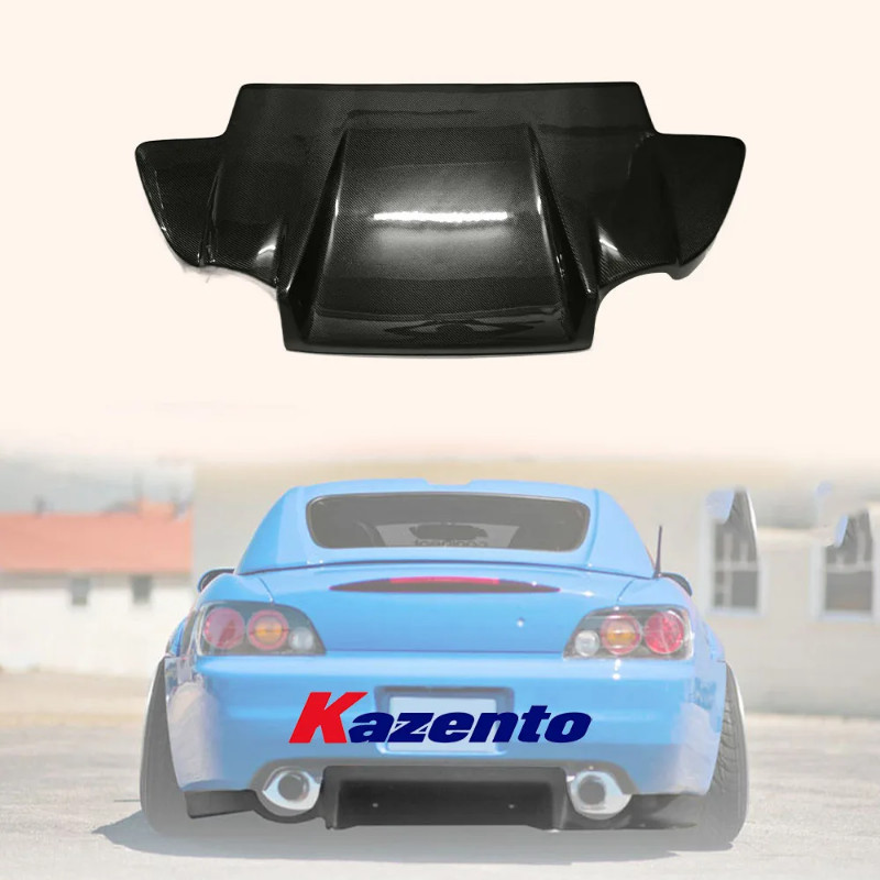 For Honda S2000 JS Style Carbon Fiber Rear Bumper Lip Under Diffuser Spoiler