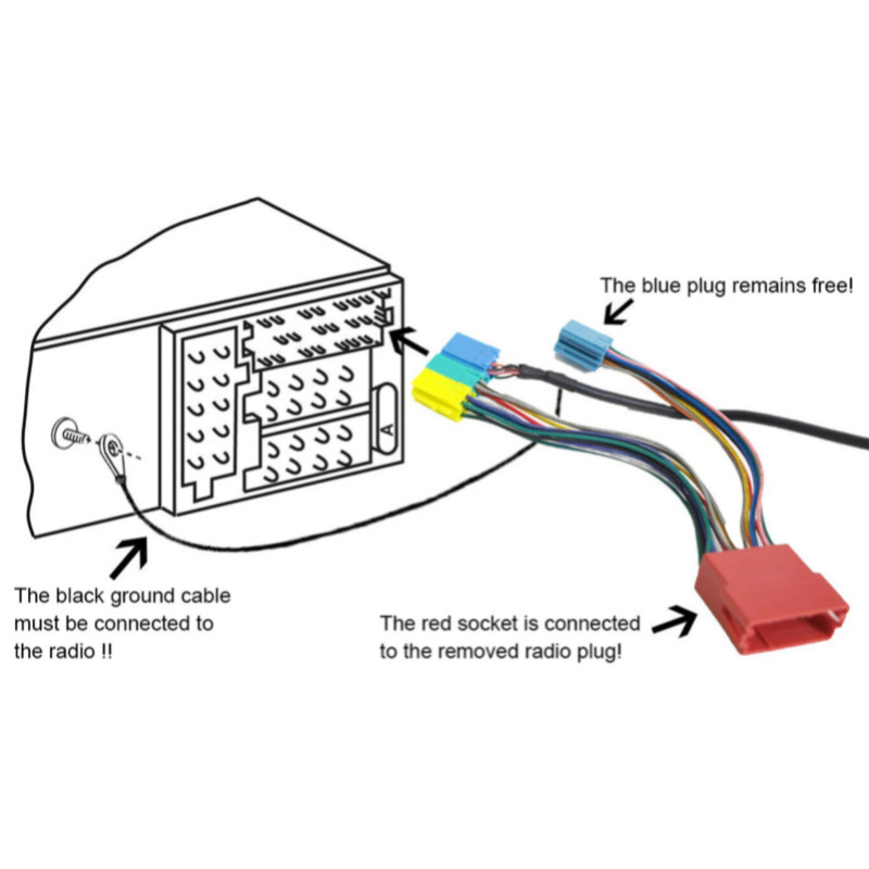 20pin/8pin  5.0  Adapter Radio Connector Car Stereo for   8L 8P Car Stereo Adapter Car Radio Connec