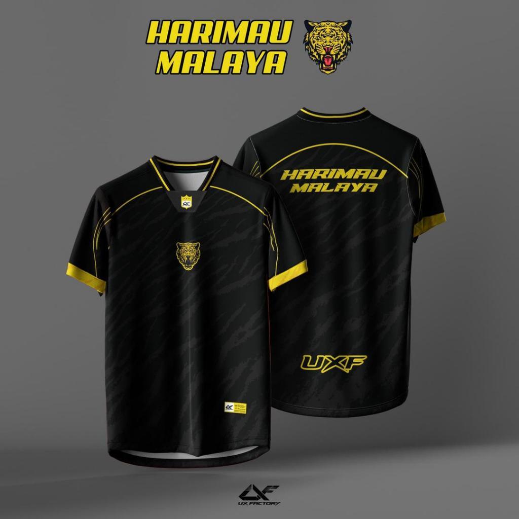 UXFACTORY HARIMAU BLACK (V2) JERSEY SUBLIMATION