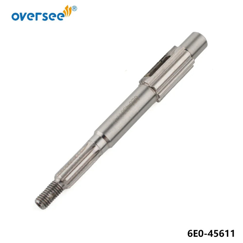 6E0-45611-01 Propeller Shaft Replaces For Yamaha 2Stroke 4HP 5HP Outboard Motor Aftermarket Parts F